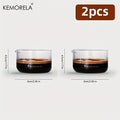 KEMORELA 60ml Espresso Shot Glasses – Clear Scale Measuring Cups