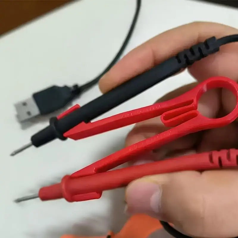 3D Printed Multimeter Probe Holder Universal Test Lead Clip Stand