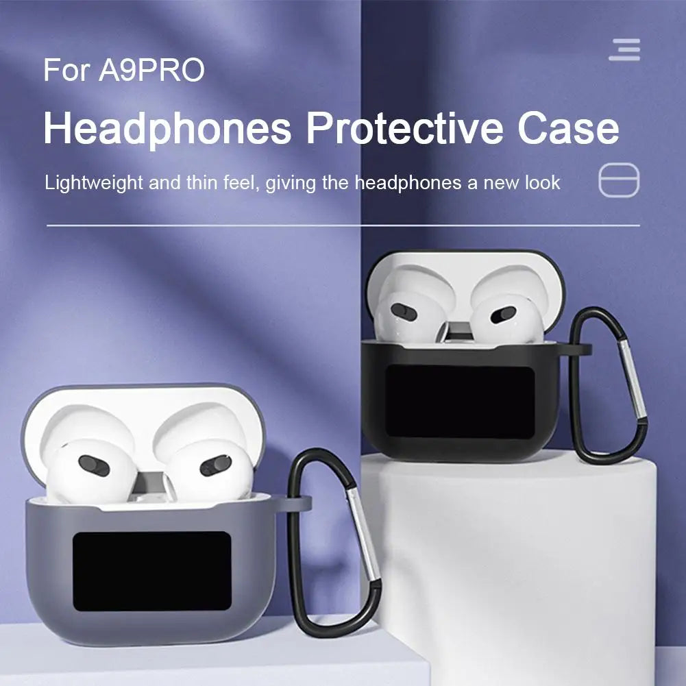 A9 Pro Bluetooth Earphone Silicone Case | Anti-Drop Cover