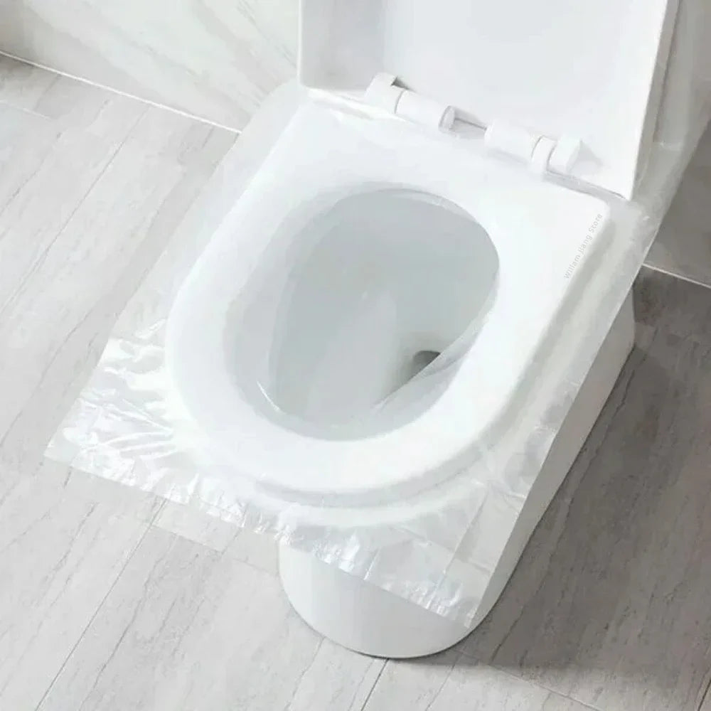 Disposable Toilet Seat Covers – Waterproof PE Travel Pack