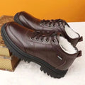 Men's Winter Snow Boots – Plush-Lined Non-Slip Ankle Boots