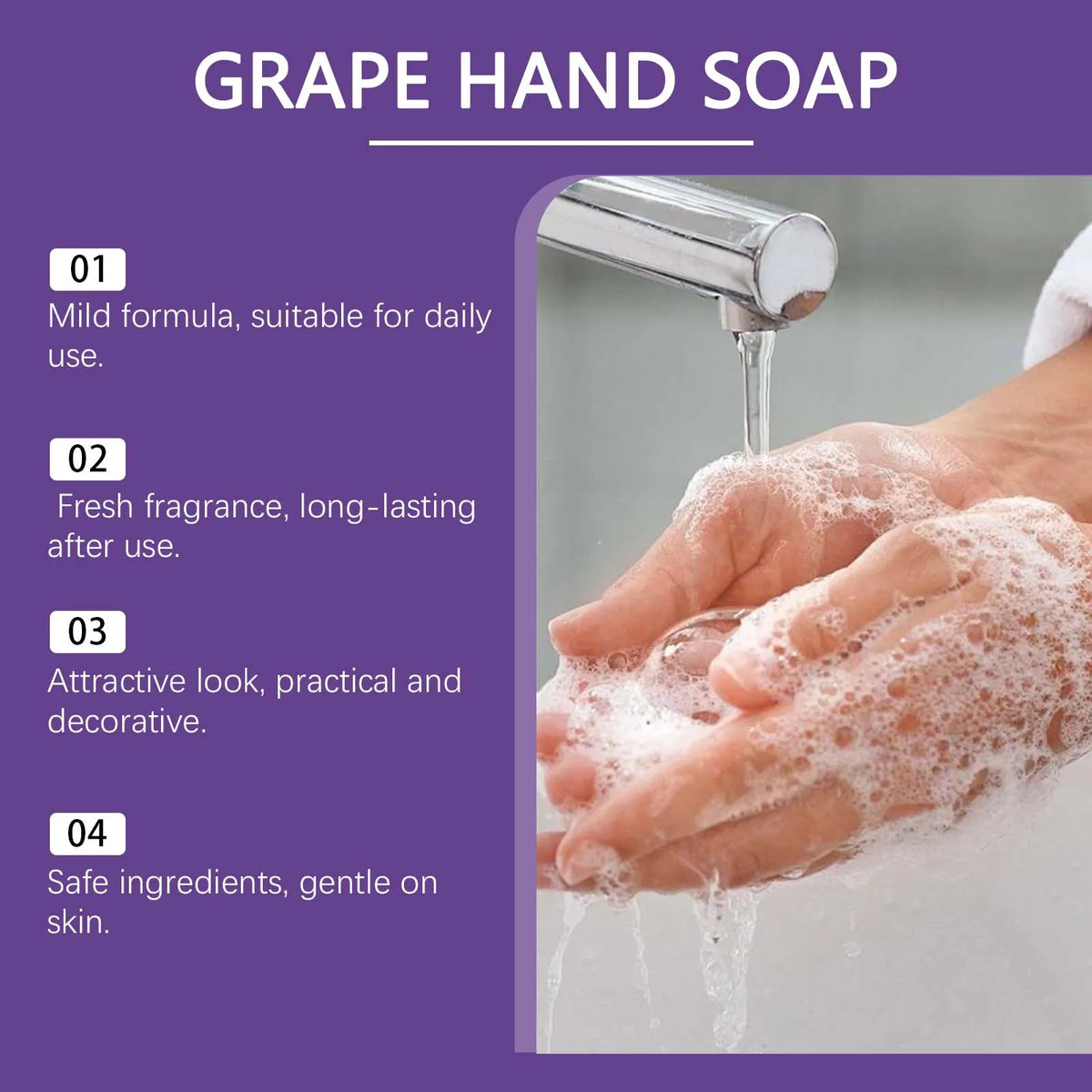 EELHOE Grape Bunch Handmade Soap Bar – Moisturizing & Decorative