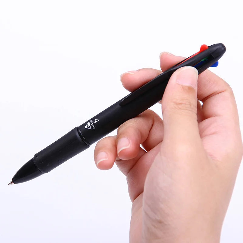 5-Pack 4-Color Ballpoint Pens 0.7mm – School & Office Writing
