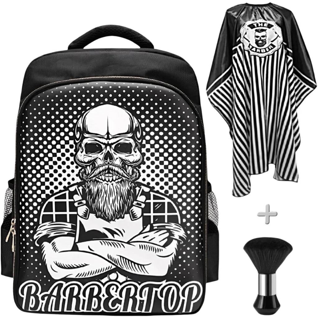 3-Piece Barber Tool Kit Storage Backpack | Hairdressing Bag
