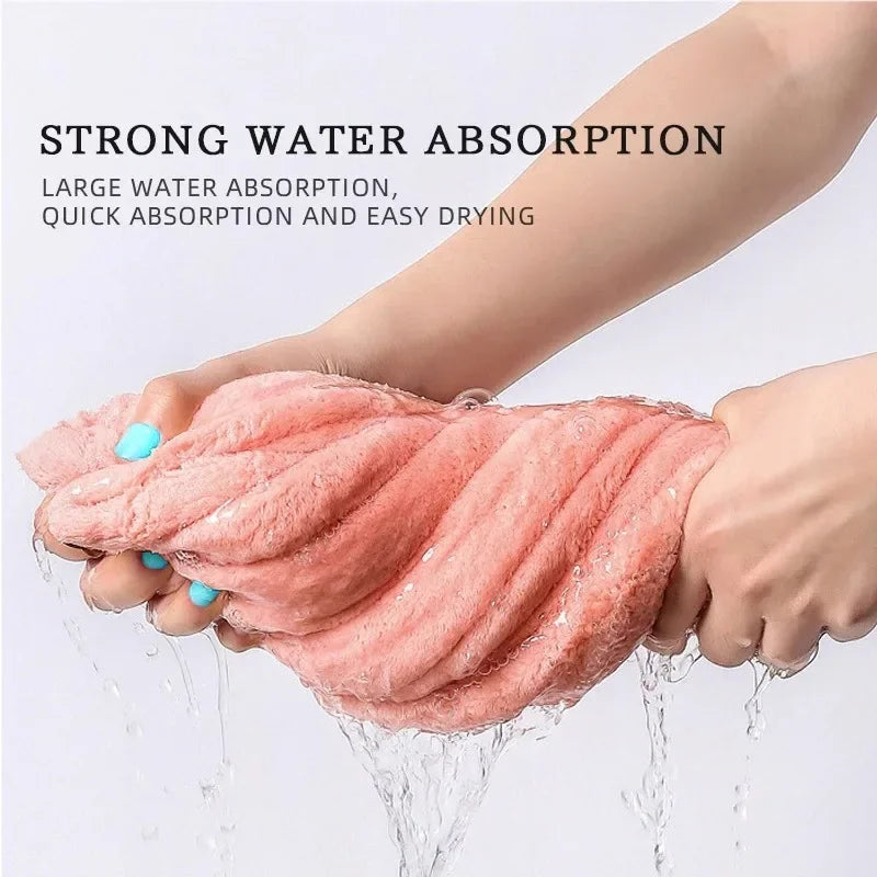 Microfiber Hair Drying Cap – Super Absorbent Quick-Dry Towel Hat