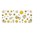 Bee & Daisy UV DTF Waterproof Stickers – DIY Decals for Cups