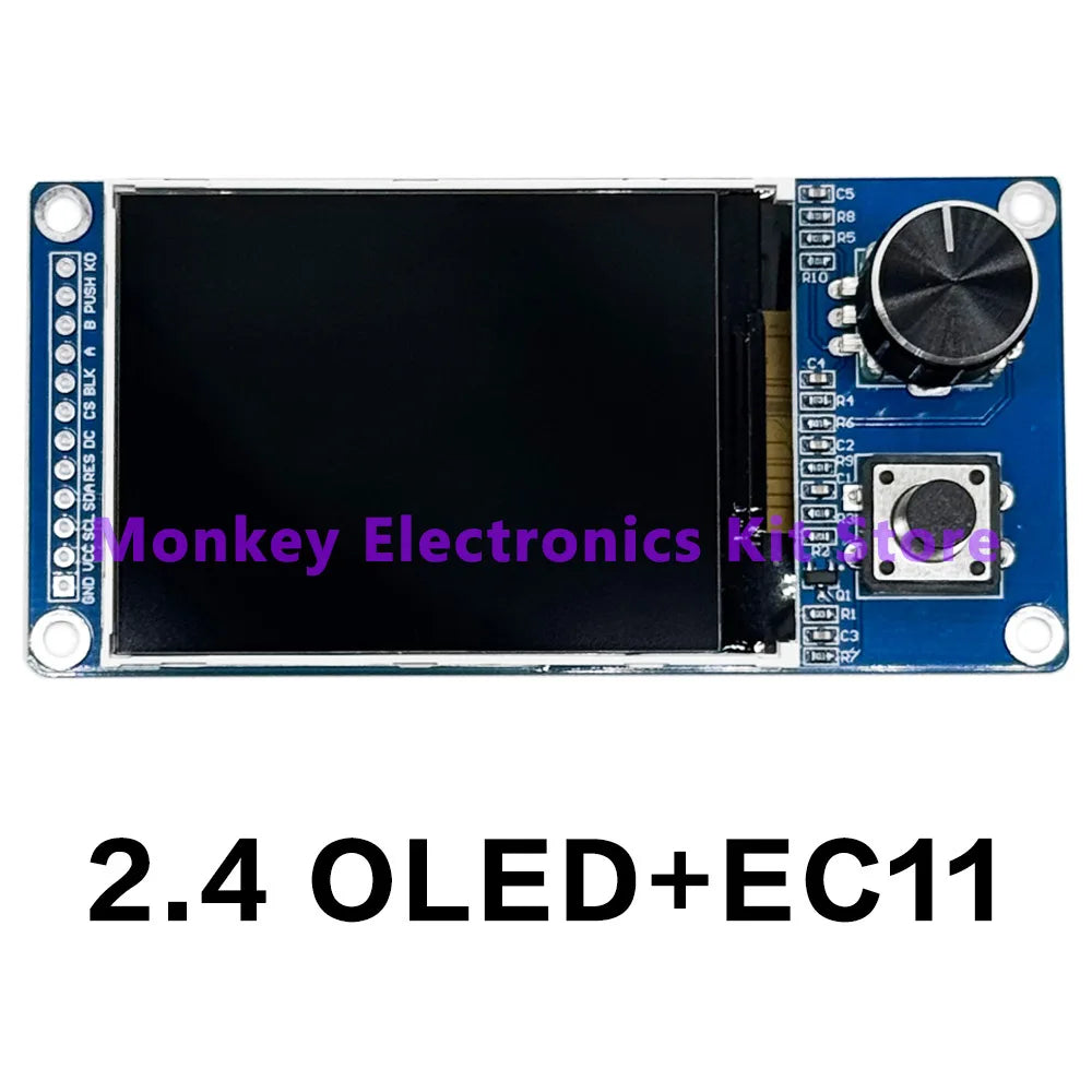 TFT OLED LCD Module 0.96"–2.4" IIC Interface & Rotary Encoder