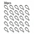 30pcs Metal PVA Bag Clips – Gourd-Shaped Carp Fishing Connectors