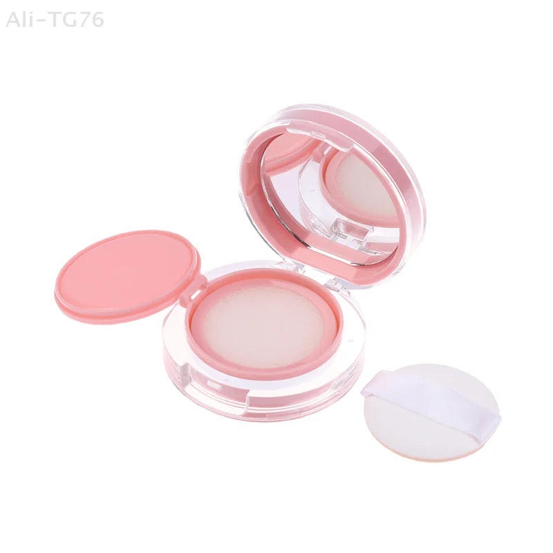 Pink Mini Air Cushion Foundation DIY Box with Mirror & Puff