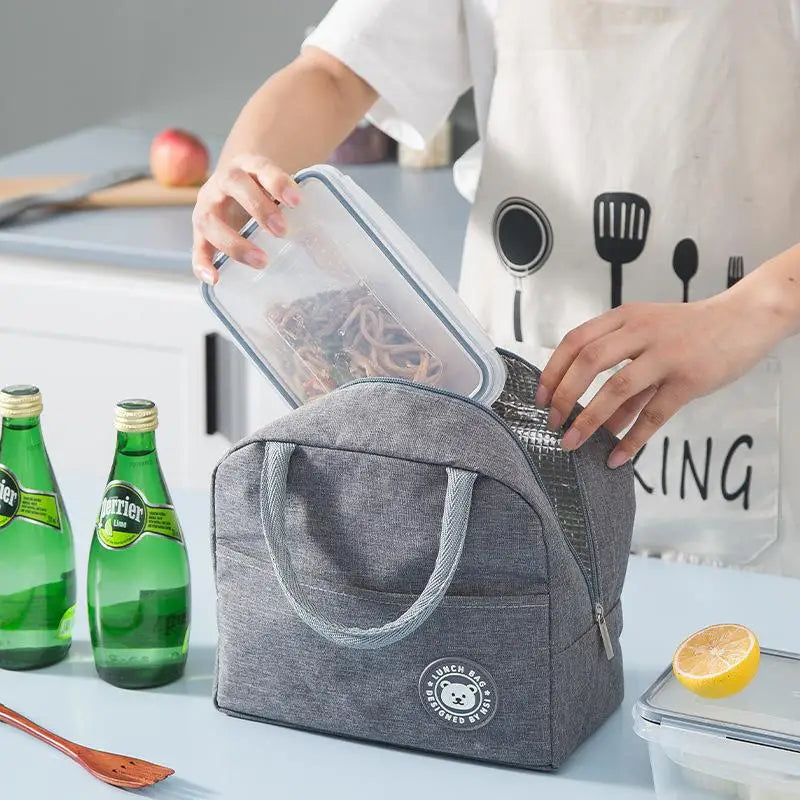 Thermal Insulated Lunch Bag | Kids & Adults Bento Tote