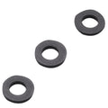 A36T-M3 X Nylon Flat Insulating Washers Gaskets Spacers Black