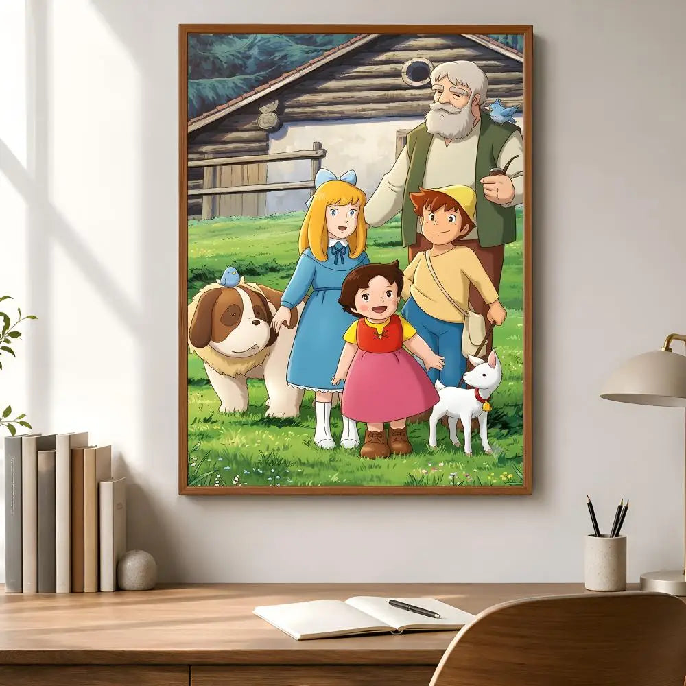 Heidi Girl of the Alps Poster – HD Waterproof Wall Stickers