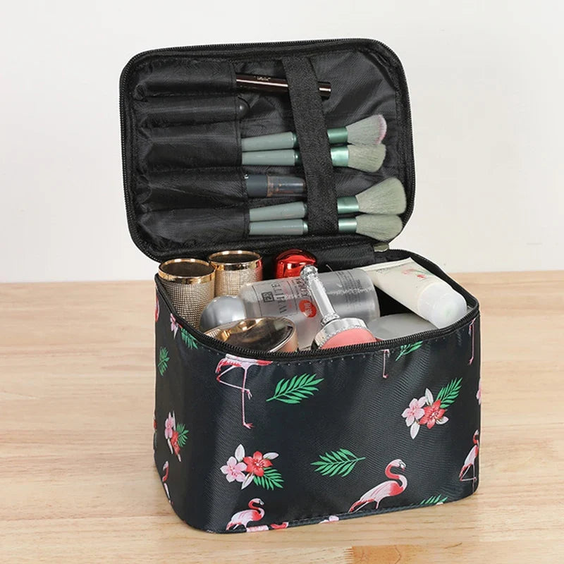 Large Waterproof Makeup Bag – Women's Travel Cosmetic Organizer