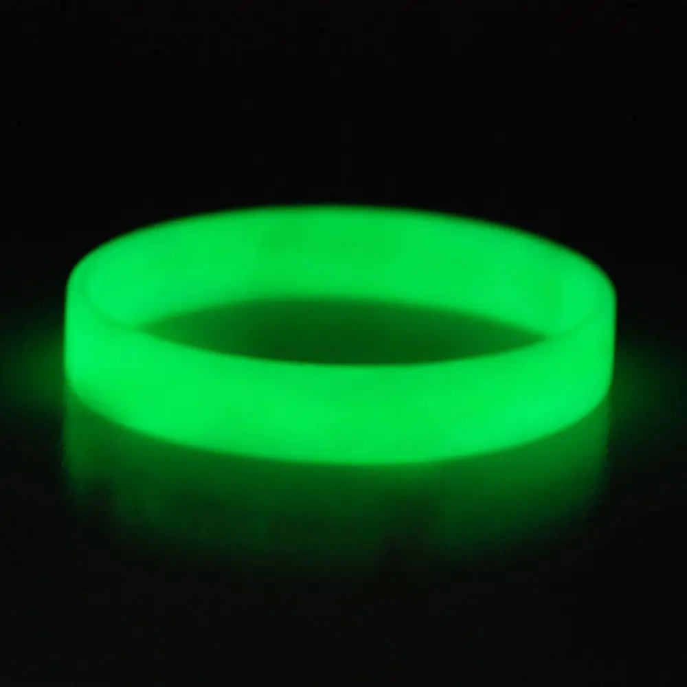 Luminous Silicone Sports Wristband – Glow Fitness Bracelet
