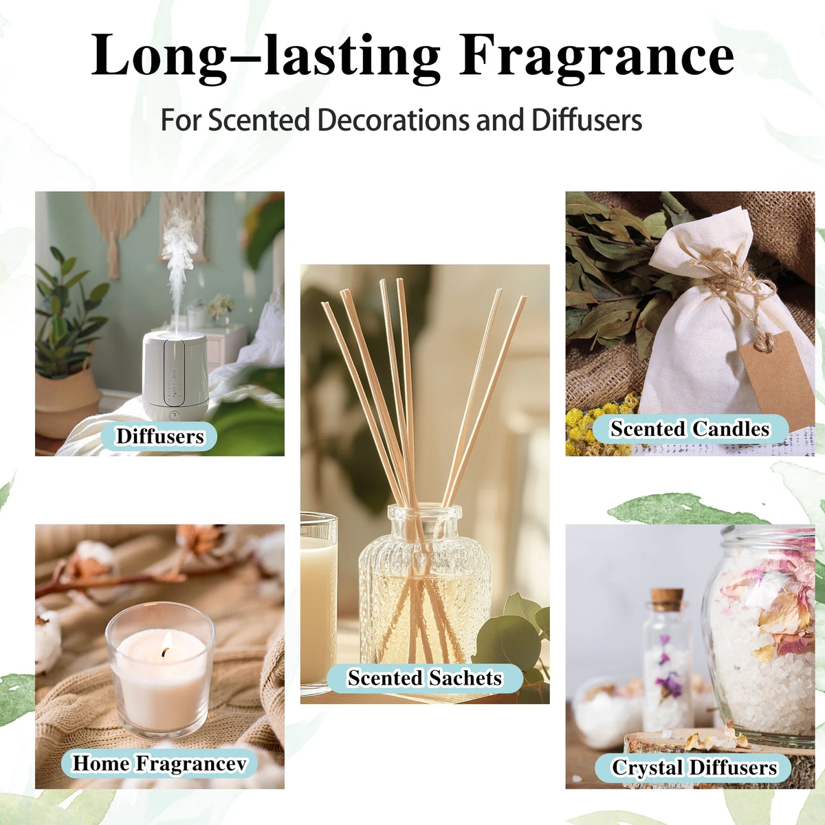 EUQEE Essential Oils – Lavender, Rose, Vanilla & More | 10–100ml