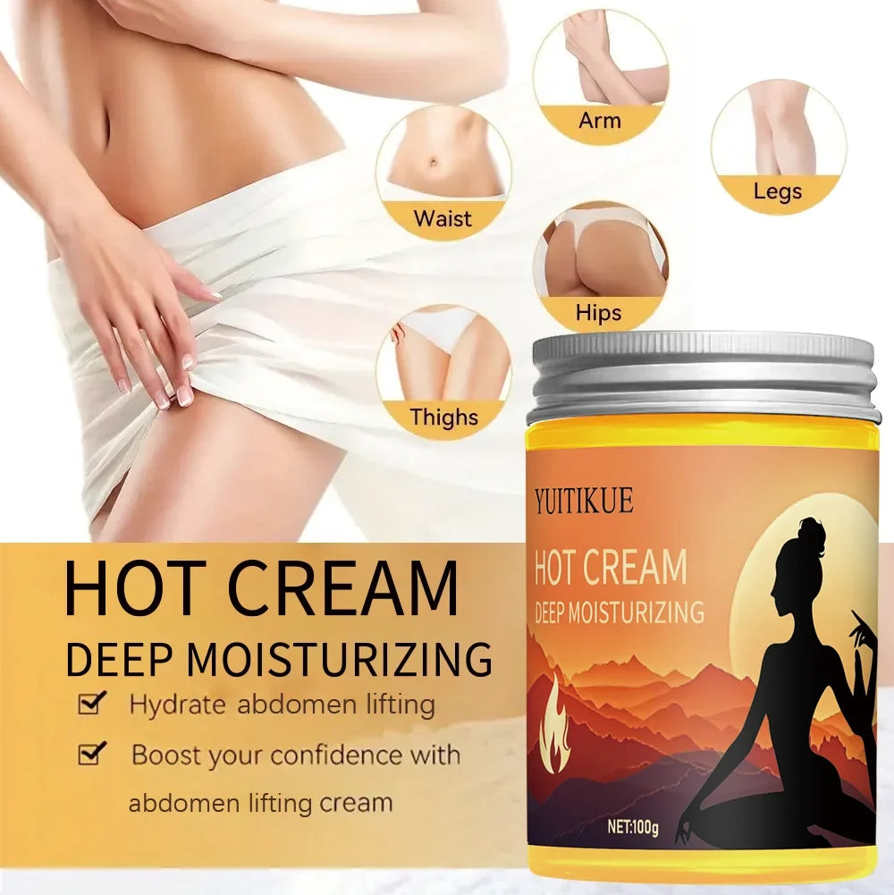YUITIKUE Hot Firming Body Cream 100g – 5-in-1 Sculpting