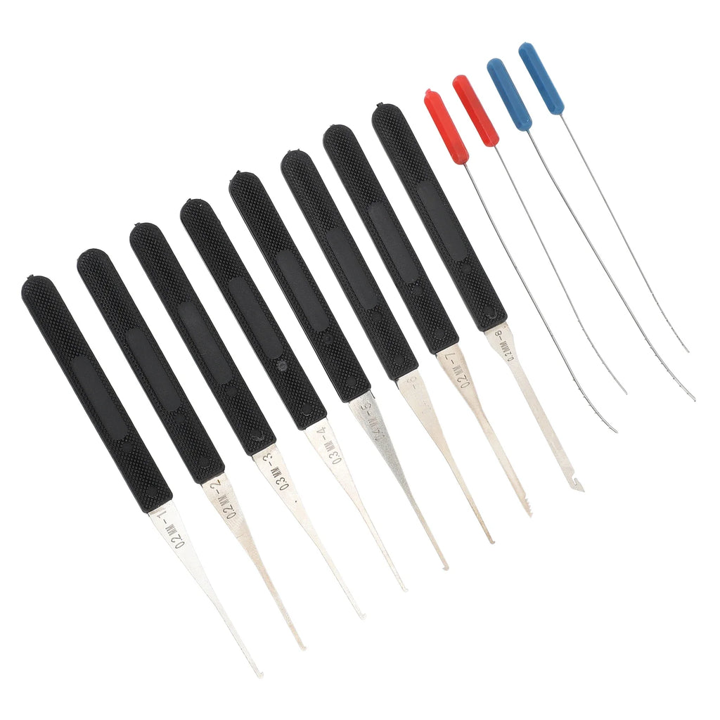 12-Pc Broken Key Extractor Set | Spring Steel Lock Tool Kit