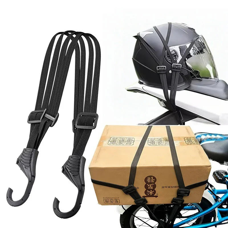Motorcycle Elastic Luggage Strap | Helmet Bungee Rope 60/90cm