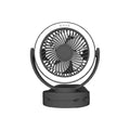 9000mAh Clip Fan with LED Lamp – Rechargeable Portable Fan