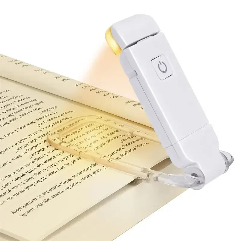 LED Clip-On Book Light | USB Rechargeable, 9 Modes, Kids