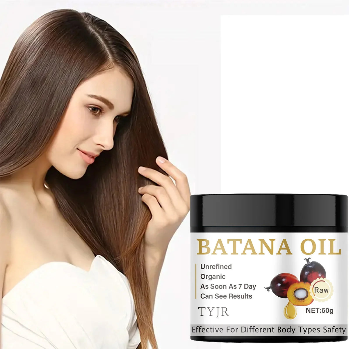 Batana Oil Hair Mask – Nourishing Smoothing Treatment 60g