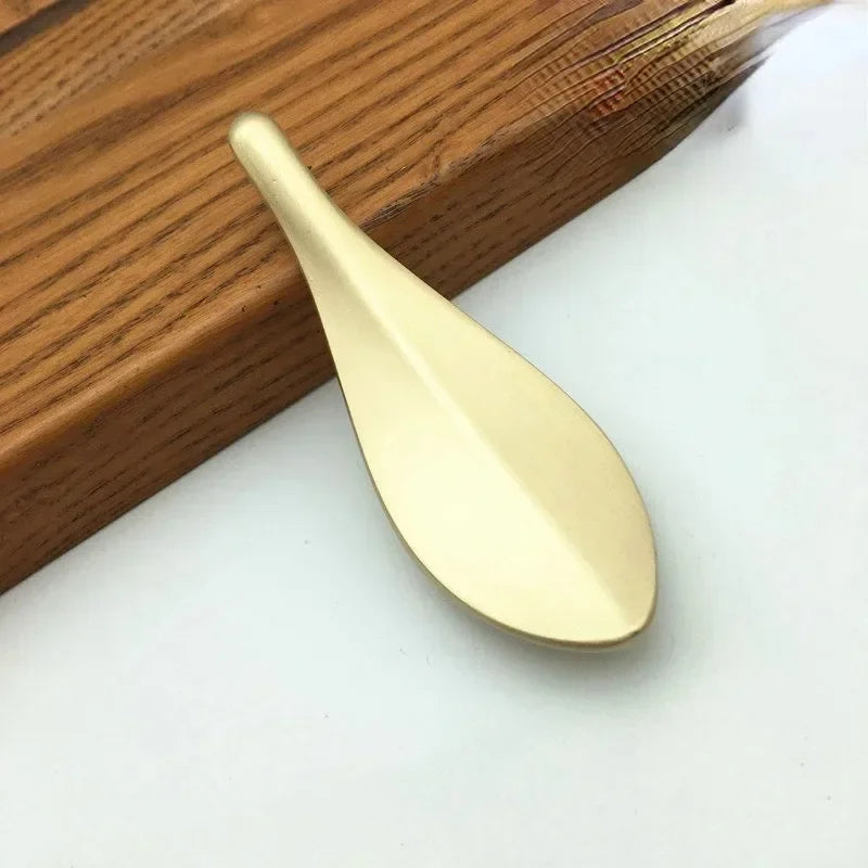 Zinc Alloy Leaf Cabinet Drawer Handle – Double Hole