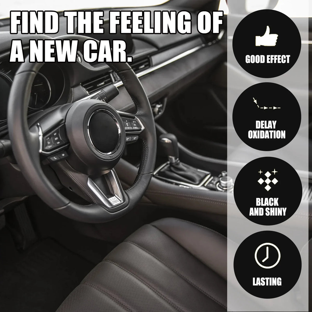 RayHong Car Ceramic Coating Plastic Restorer & Interior Detailer
