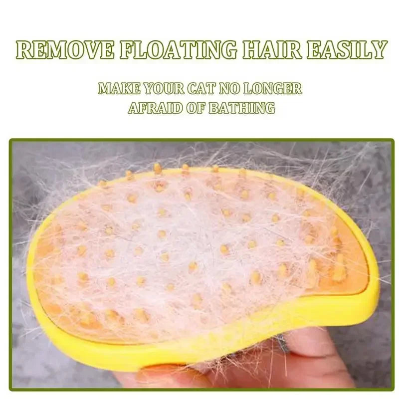 3-in-1 Electric Steam Brush & Massage Comb for Cats & Dogs