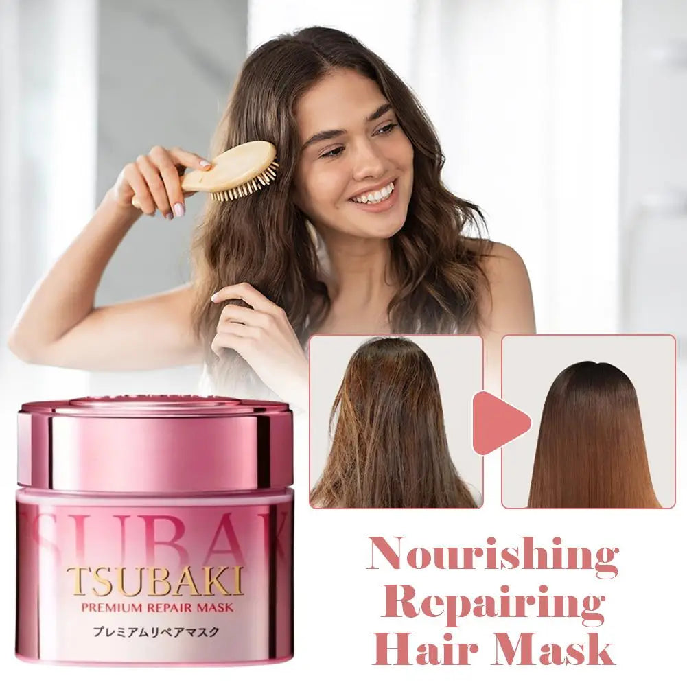 TSUBAKI 180g Salon Hair Mask – Repair, Anti-Frizz & Nourish