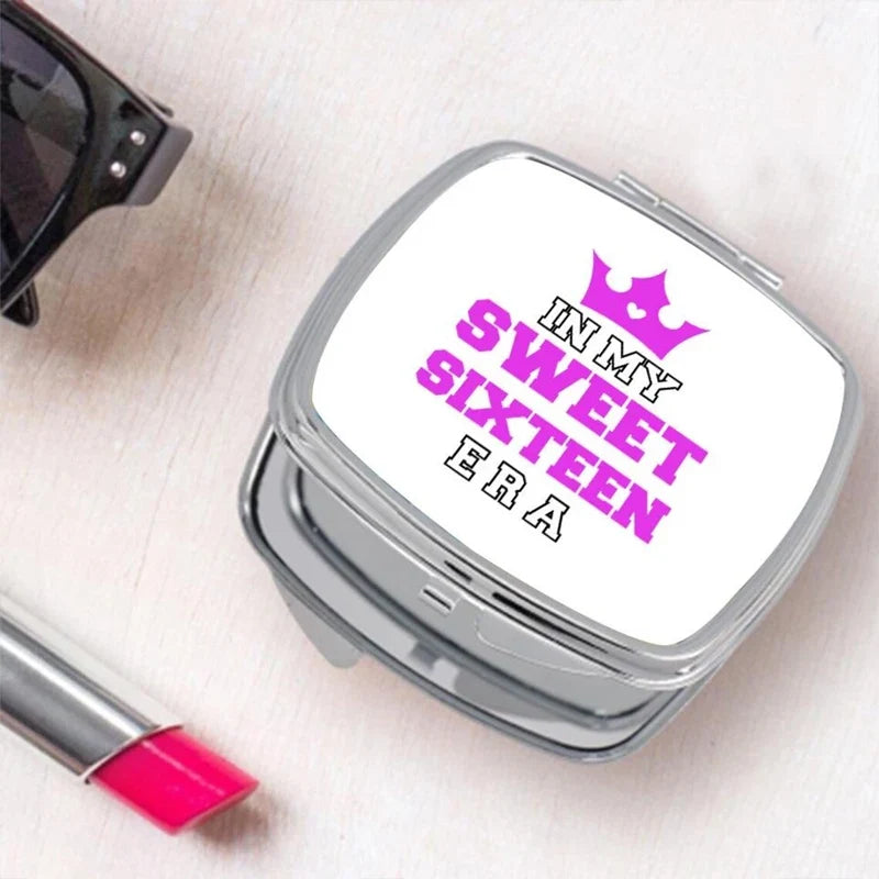Sweet Sixteen Era Compact Mirror | 16th Birthday Gift for Girls