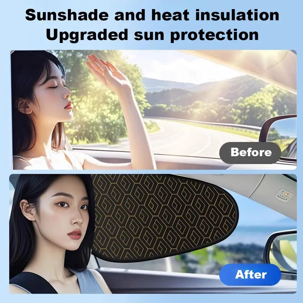 Car Side Window Sunshade UV Block Static Cling – 2 Pack