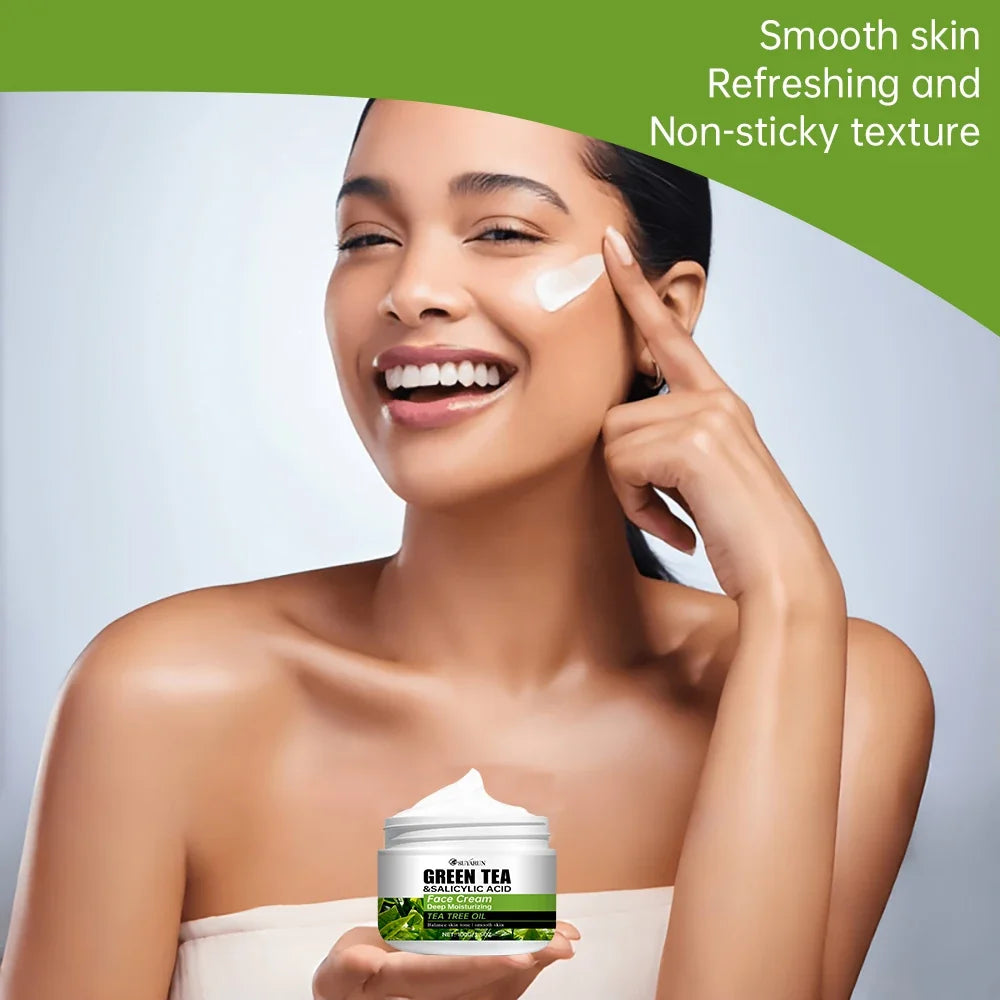 SUYARUN Tea Tree & Salicylic Acid Face Cream – Oil Control