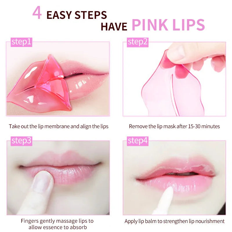 BIOAOUA Crystal Collagen Lip Mask – Moisturizing Plumping Patches
