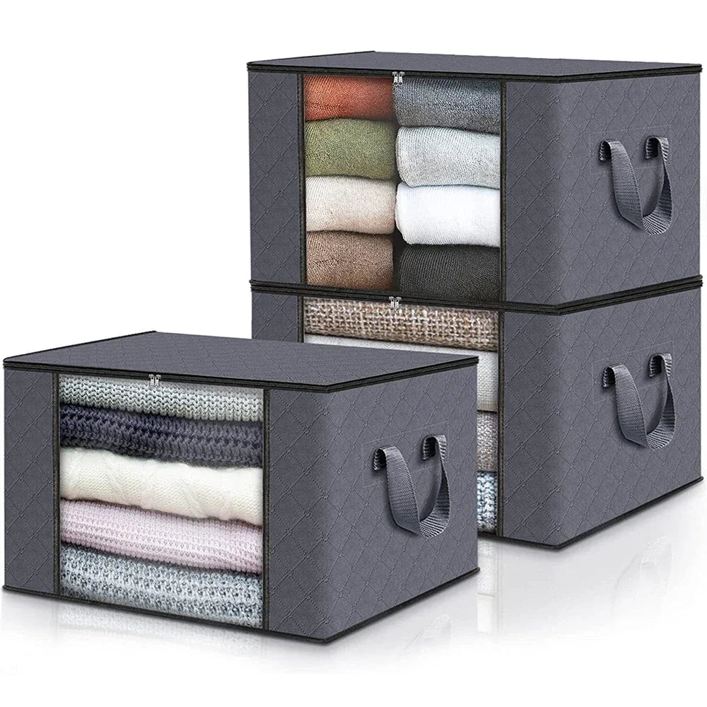 Under Bed Storage Bags for Quilts, Bedding & Clothing