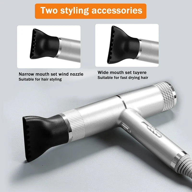 Professional Ionic Hair Dryer Set with Diffuser & Concentrator