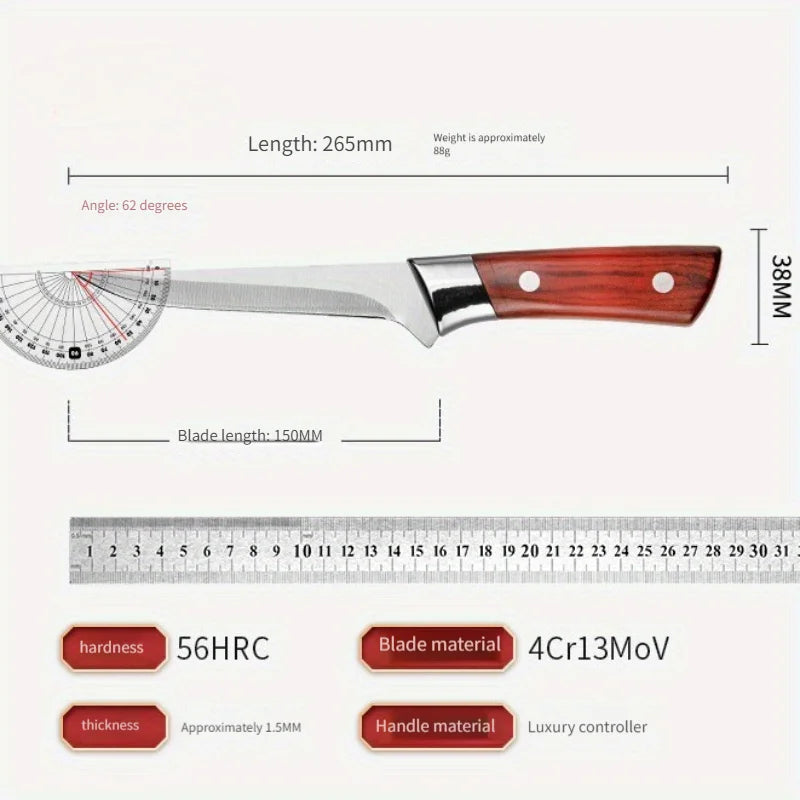 5.9" Hand Forged Boning & Fillet Knife – Stainless Steel