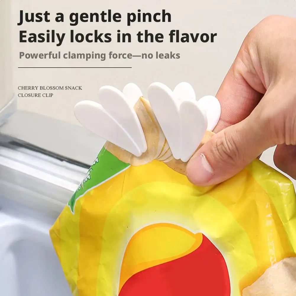 Magnetic Daisy Flower Bag Clips – 6 Petal Food Sealer