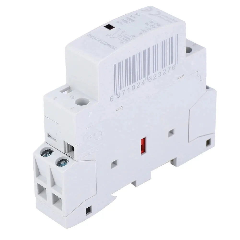 AC Contactor 220V 16A 2P Modular Energy-Saving DIN Rail Mount