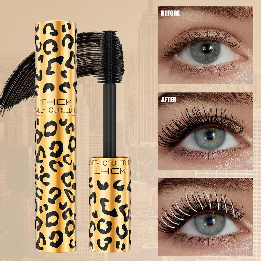 Hello Kiss Leopard Print Waterproof Mascara – Volume & Length