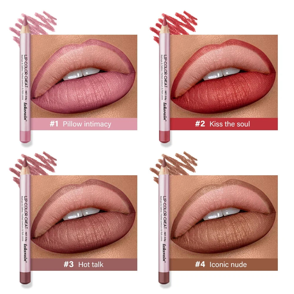 Waterproof Lip Liner Pencil – Long-Lasting & Moisturizing