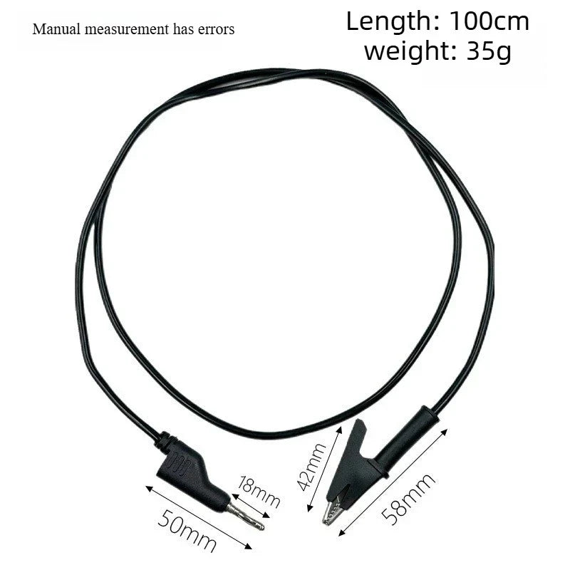 Multimeter Test Lead Set 1M Banana Plug Alligator Clip 15A