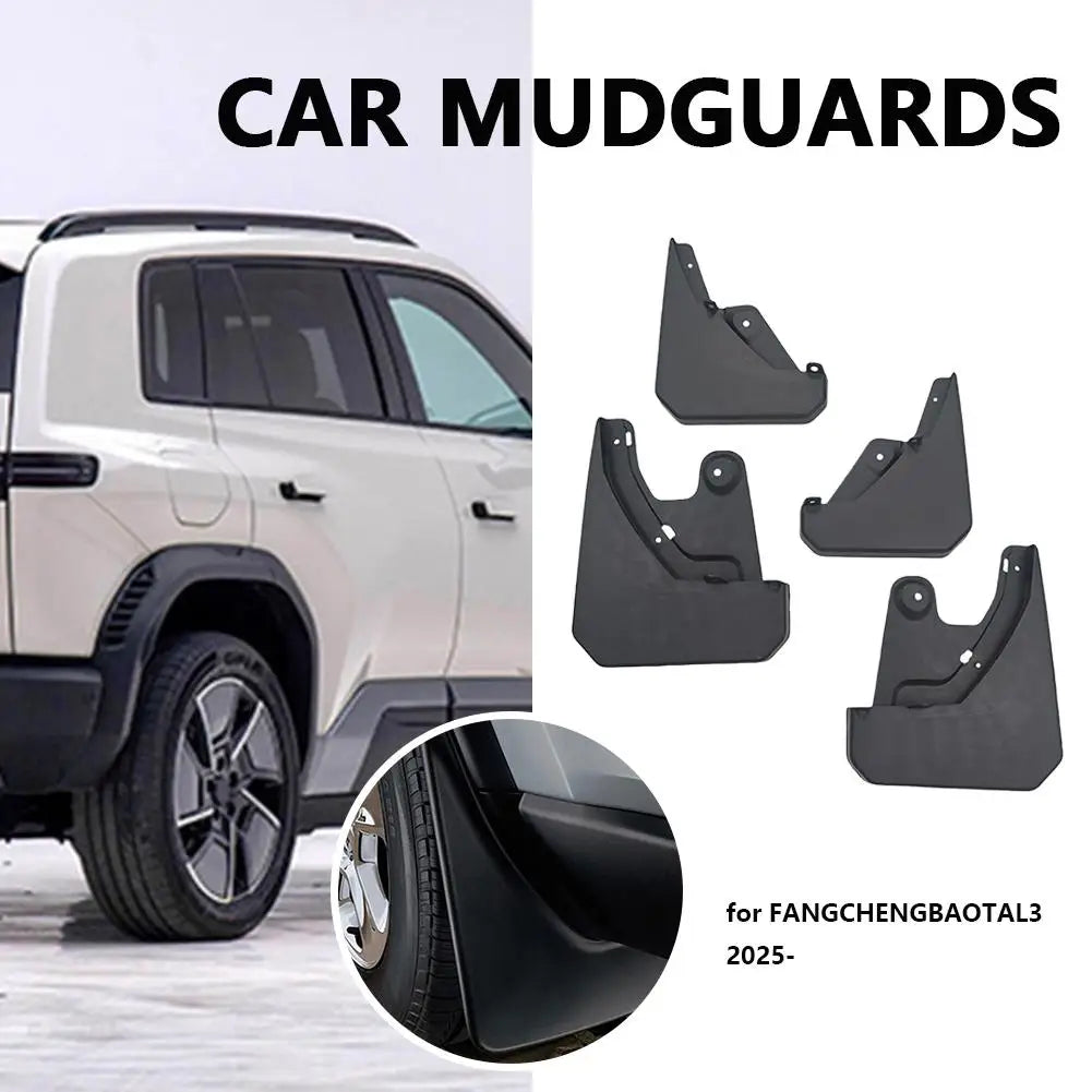 BYD Leopard Titanium 3 2025 Mud Flaps – Front & Rear Set of 4