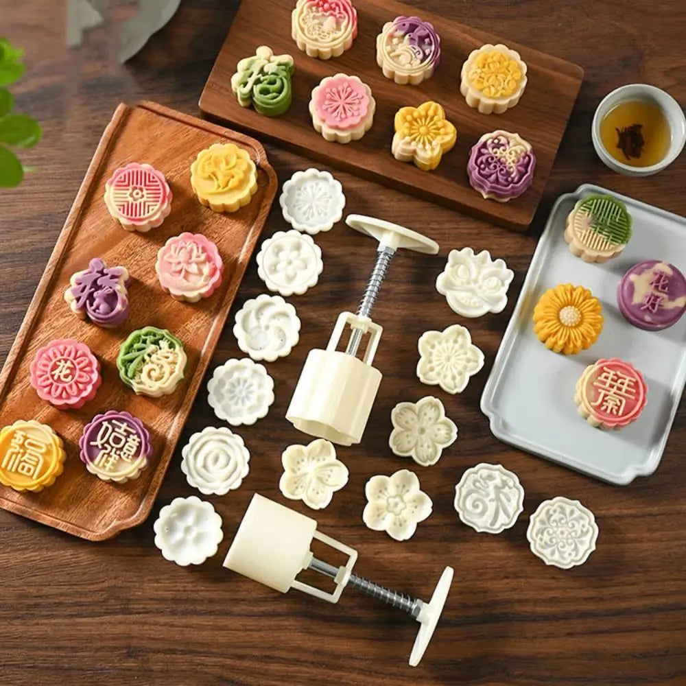 Mooncake Mold – Sakura Flower Stamp & Fondant Cake Tool
