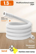 Drain Hose Extension Set with Clamps – Washing Machine & Dishwasher
