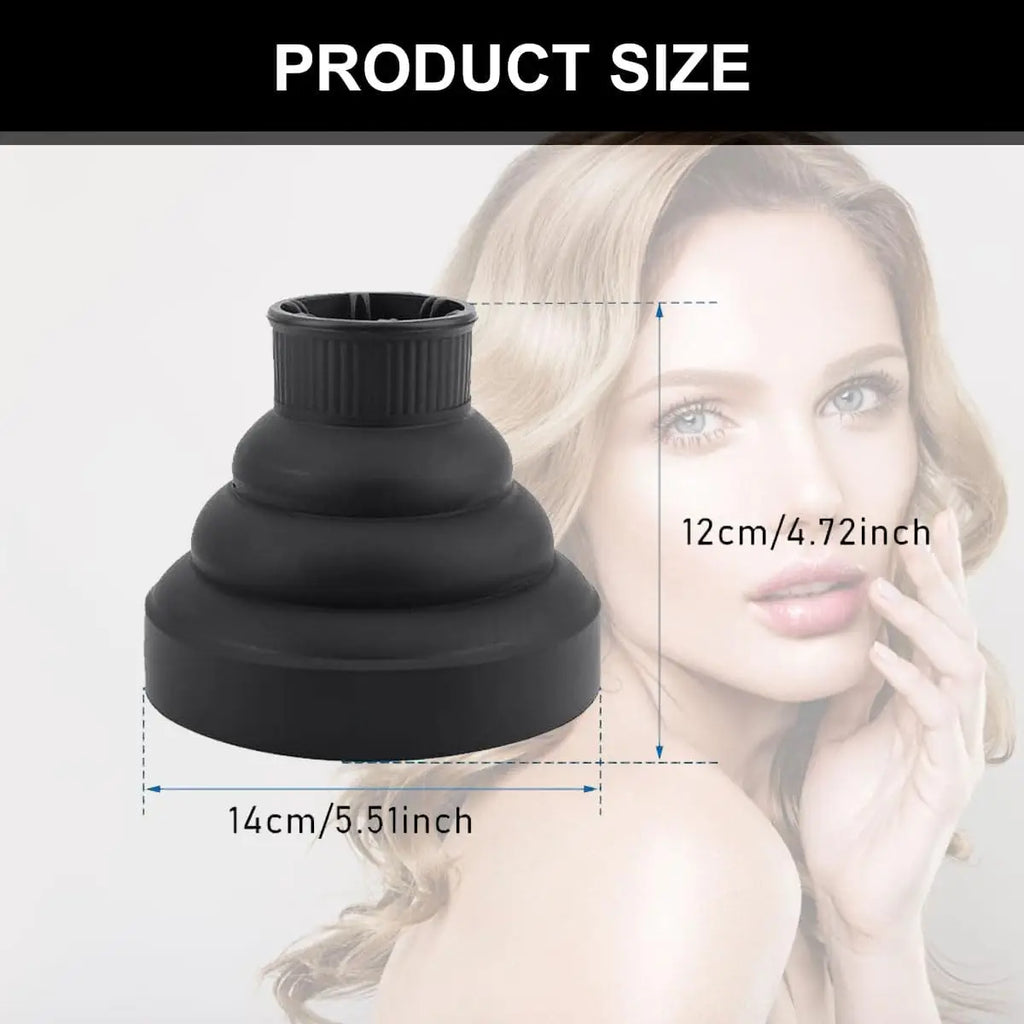 Universal Silicone Hair Dryer Diffuser – Heat Resistant Cover