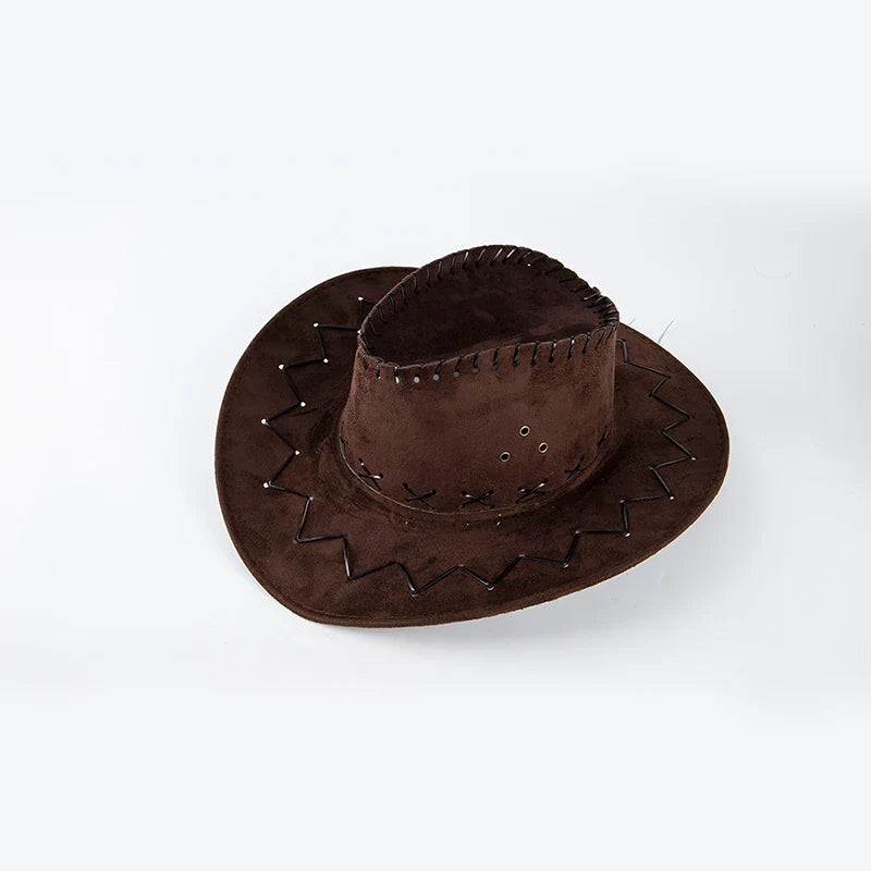 Western Cowboy Hat – Unisex Denim Jazz Cap for Men & Women