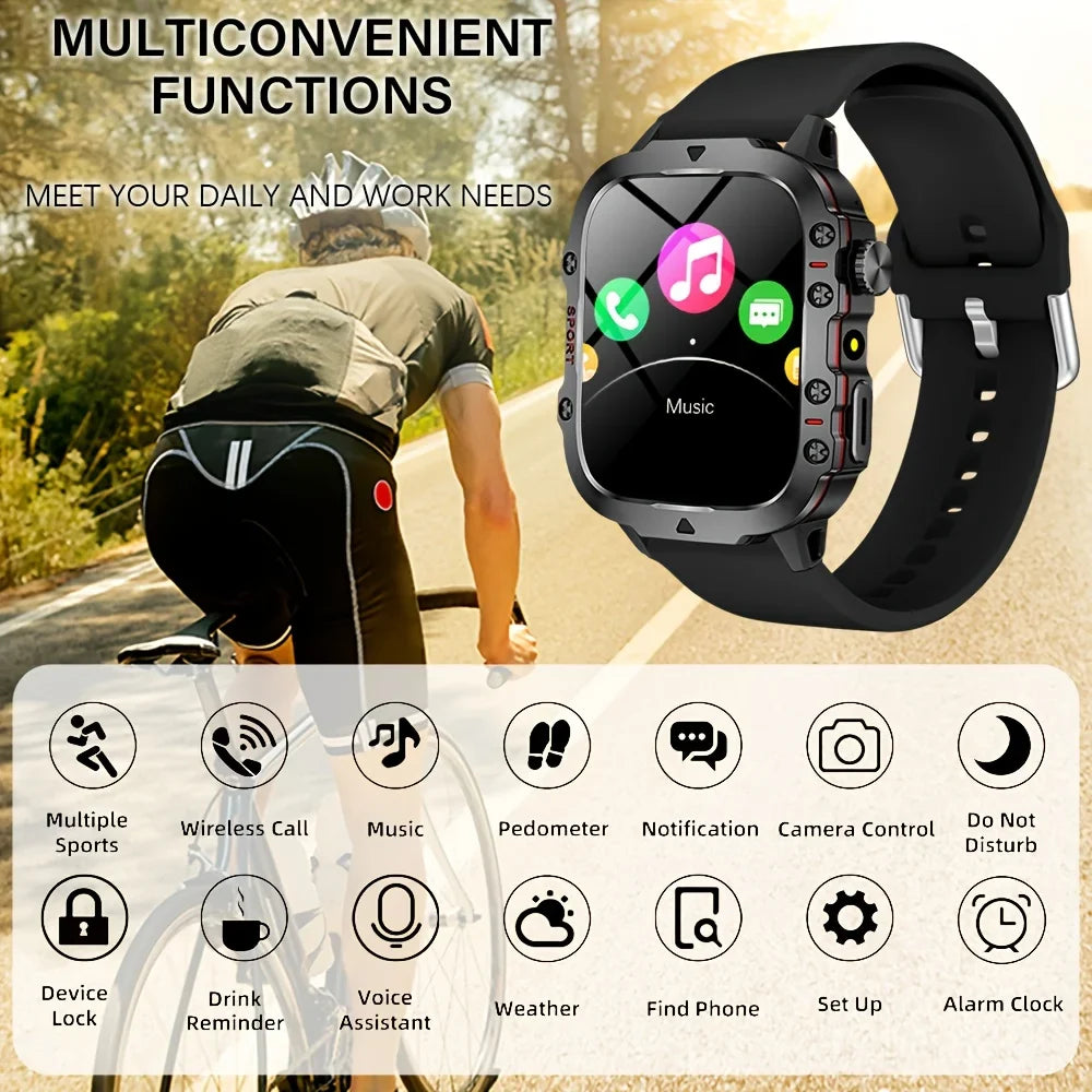 ERUN Smart Watch 1.81" Touchscreen | Sports, Calls & Music