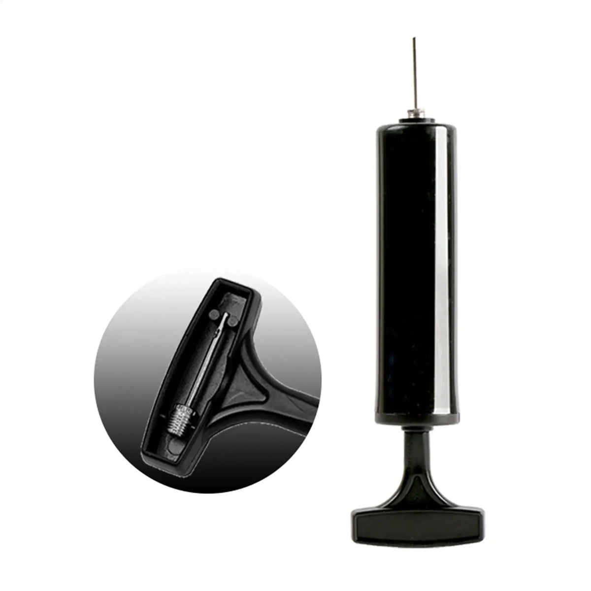 Handheld Sports Ball Pump with Needle – Soccer & Basketball