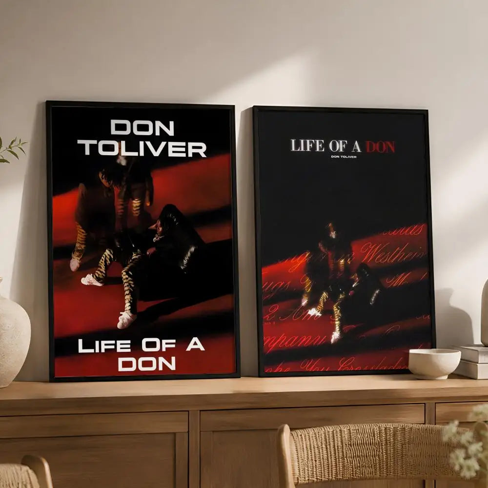 Don Toliver Waterproof PVC Wall Poster – Peel & Stick HD Art