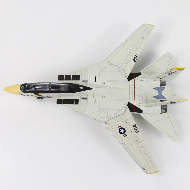 1:72 Scale F-14 Tomcat Fighter Jet Model – 10.24" ABS Kit